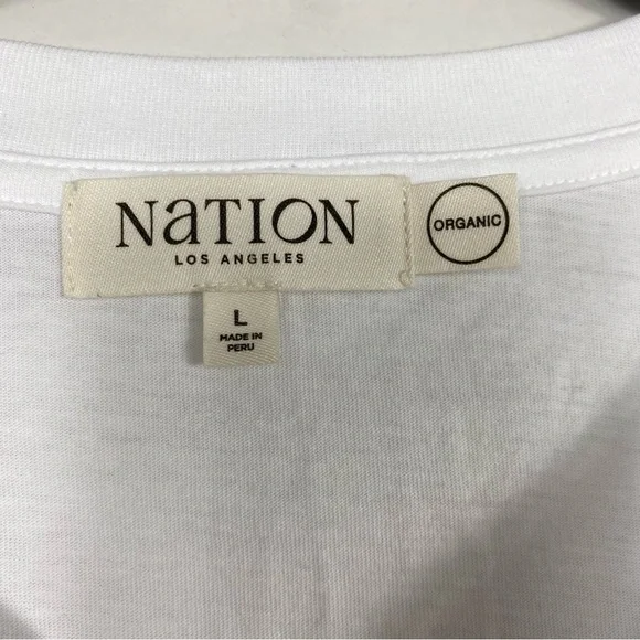 Flora Peasant Tee organic cotton Nation Los Angeles Peru - Picture 7 of 8